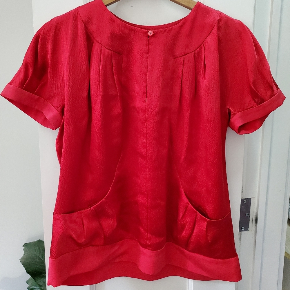 Silk red Marc Jacobs blouse